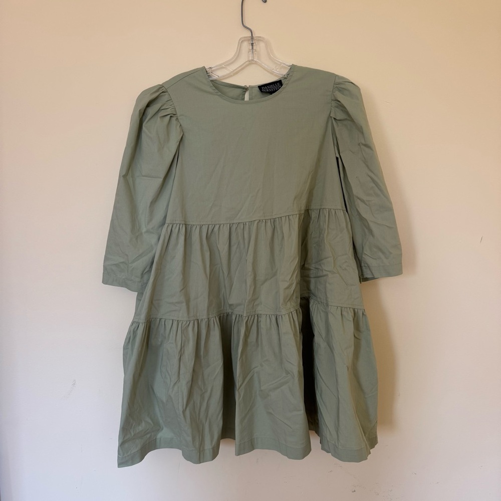Danielle Bernstein Sage Green Dress